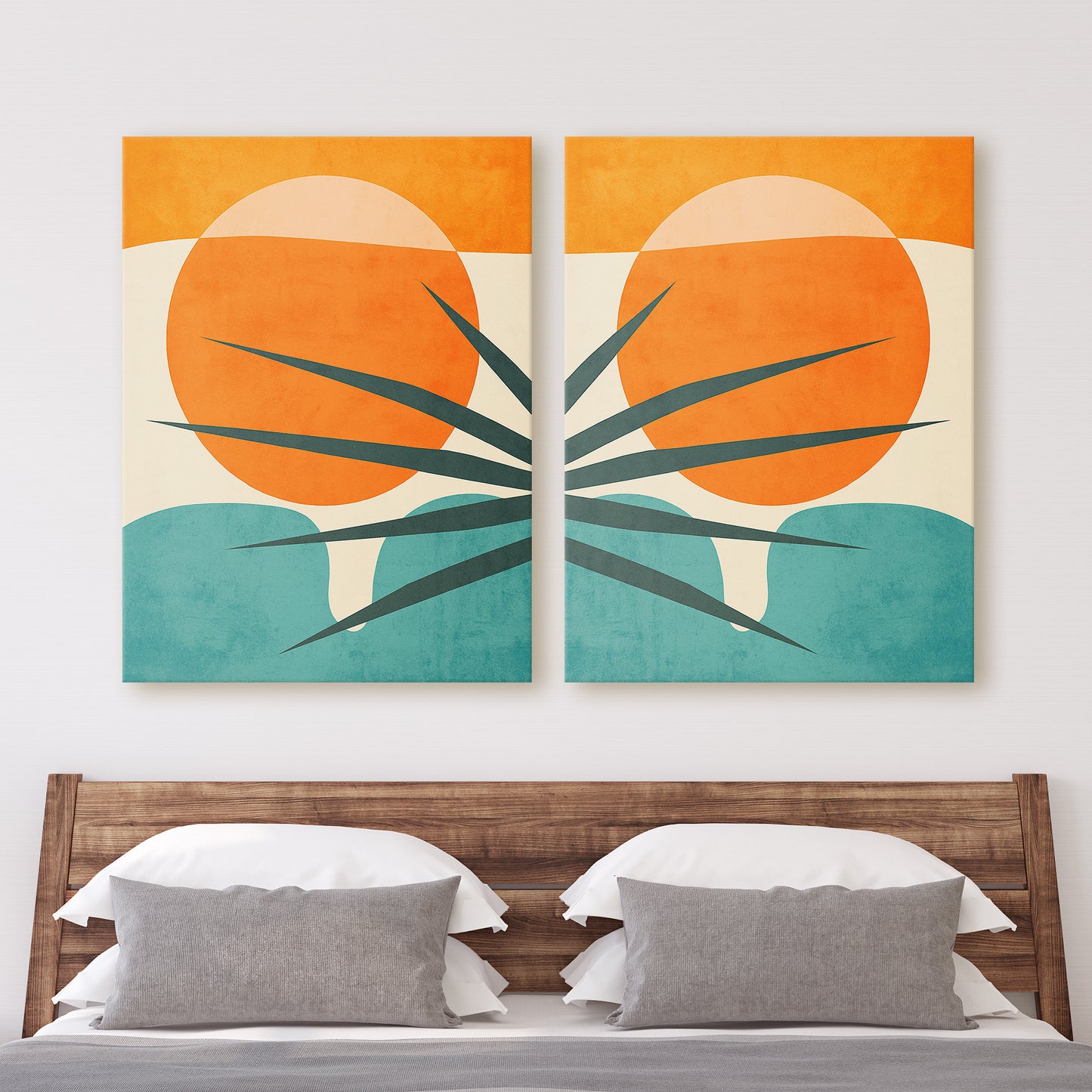 Mid Century Rising Sun