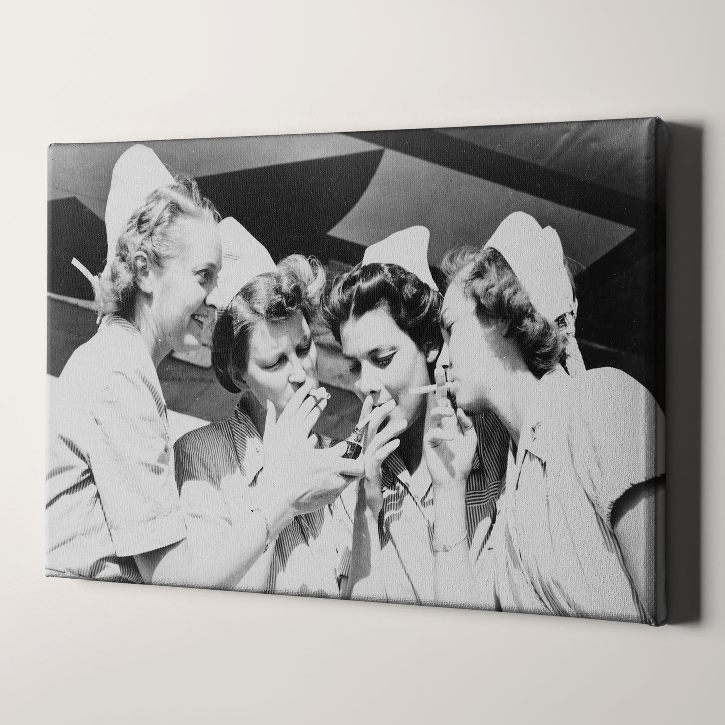 Nurses Smoking Cigarettes