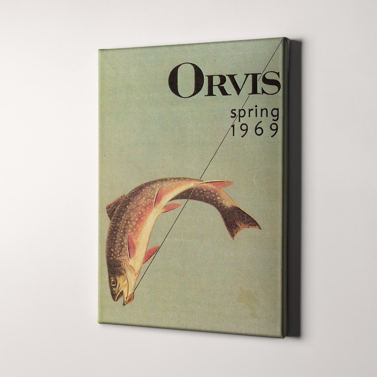 Orvis Spring 1969 Retro Fishing Travel Poster