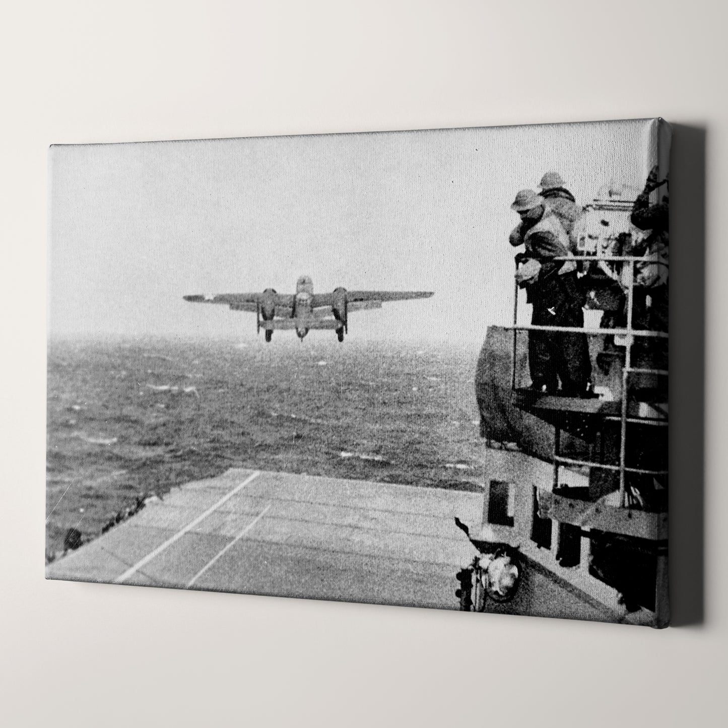 USS Hornet B25 Plane Doolittle Take Off Raid 1942