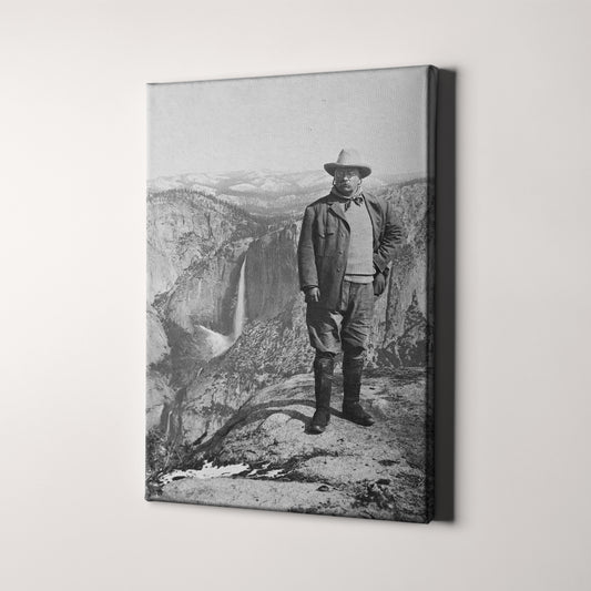 Teddy Roosevelt at Glacier Point Yosemite 1900s