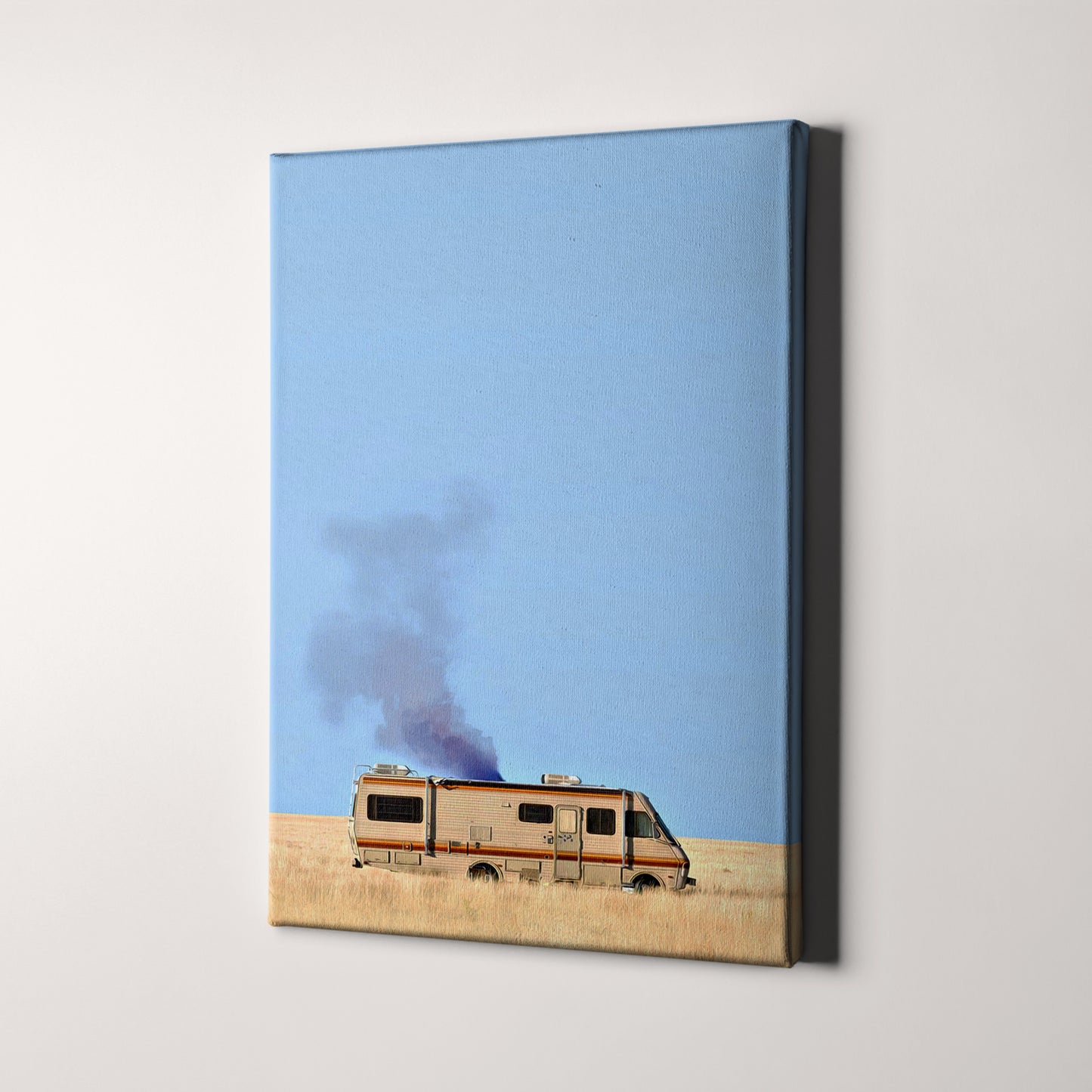 Breaking Bad Cooking In Camper RV In Desert Canvas Wall Art Prints – Big Canvas Art Prints