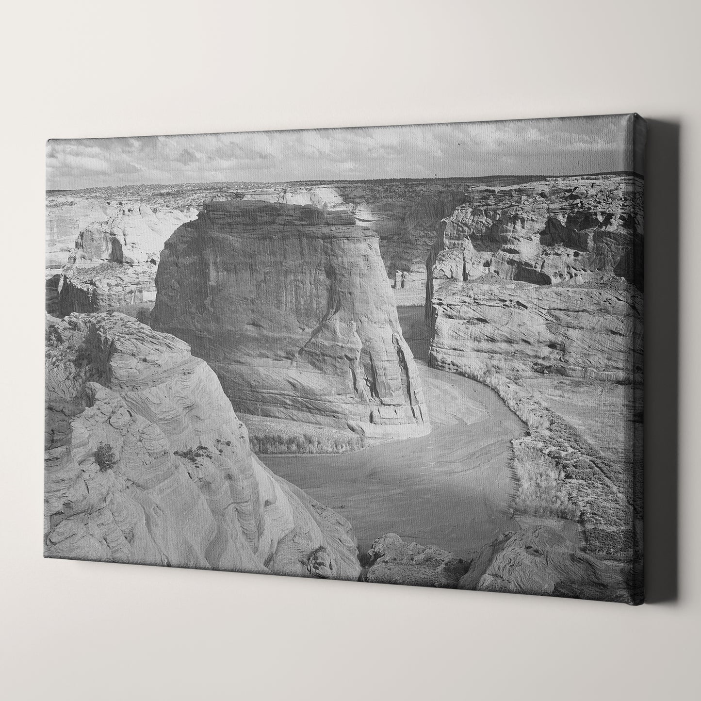 Canyon De Chelly Panorama Of Valley by Ansel Adams