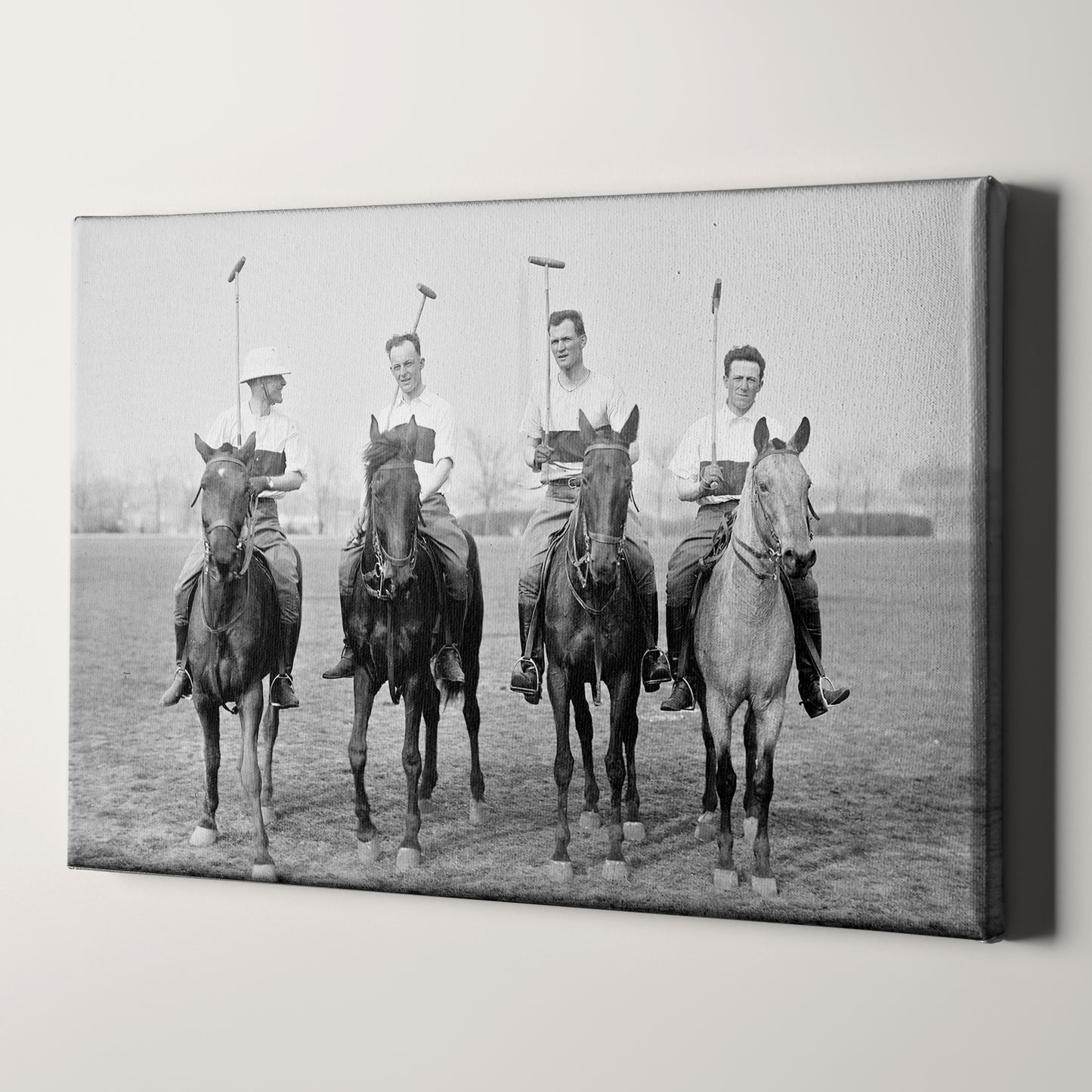 Polo Match Men On Horses 1900s