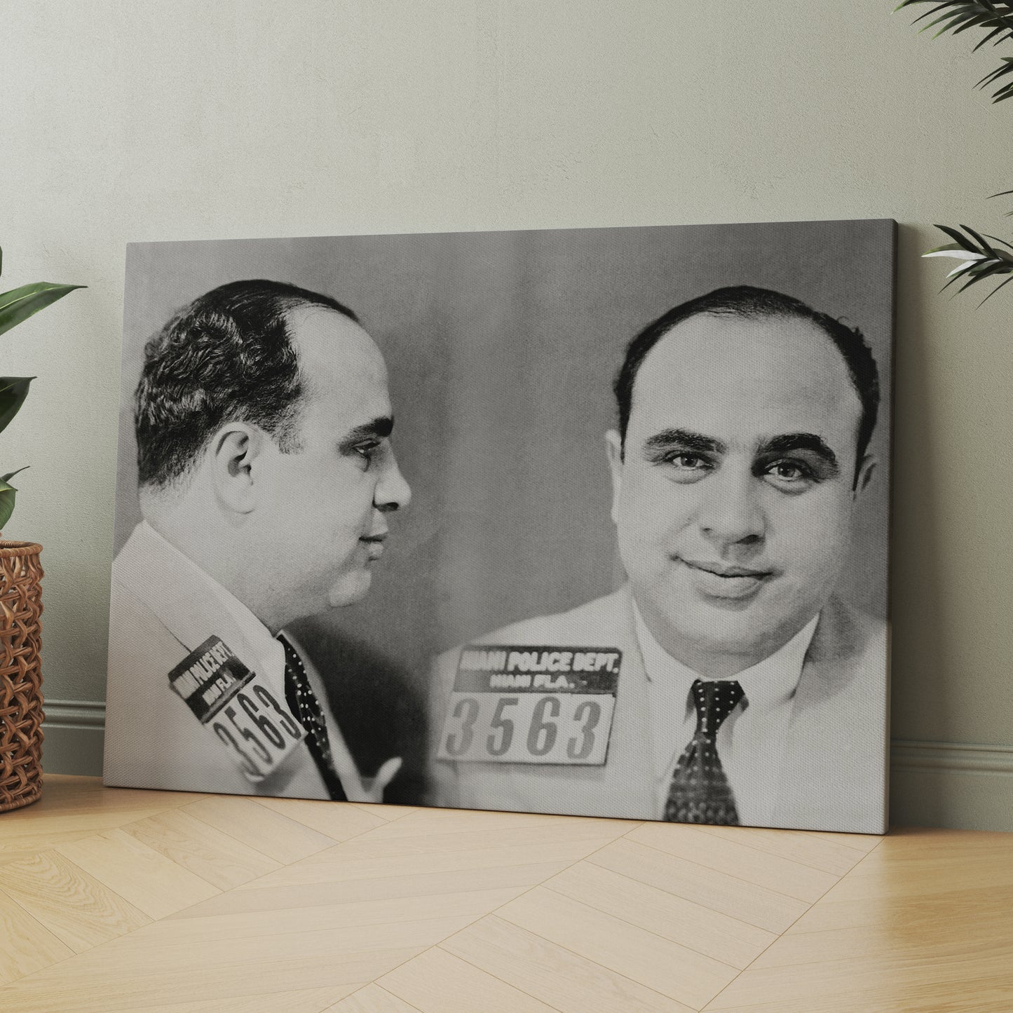 Al Capone 1931 Chicago Prison Mug Shot