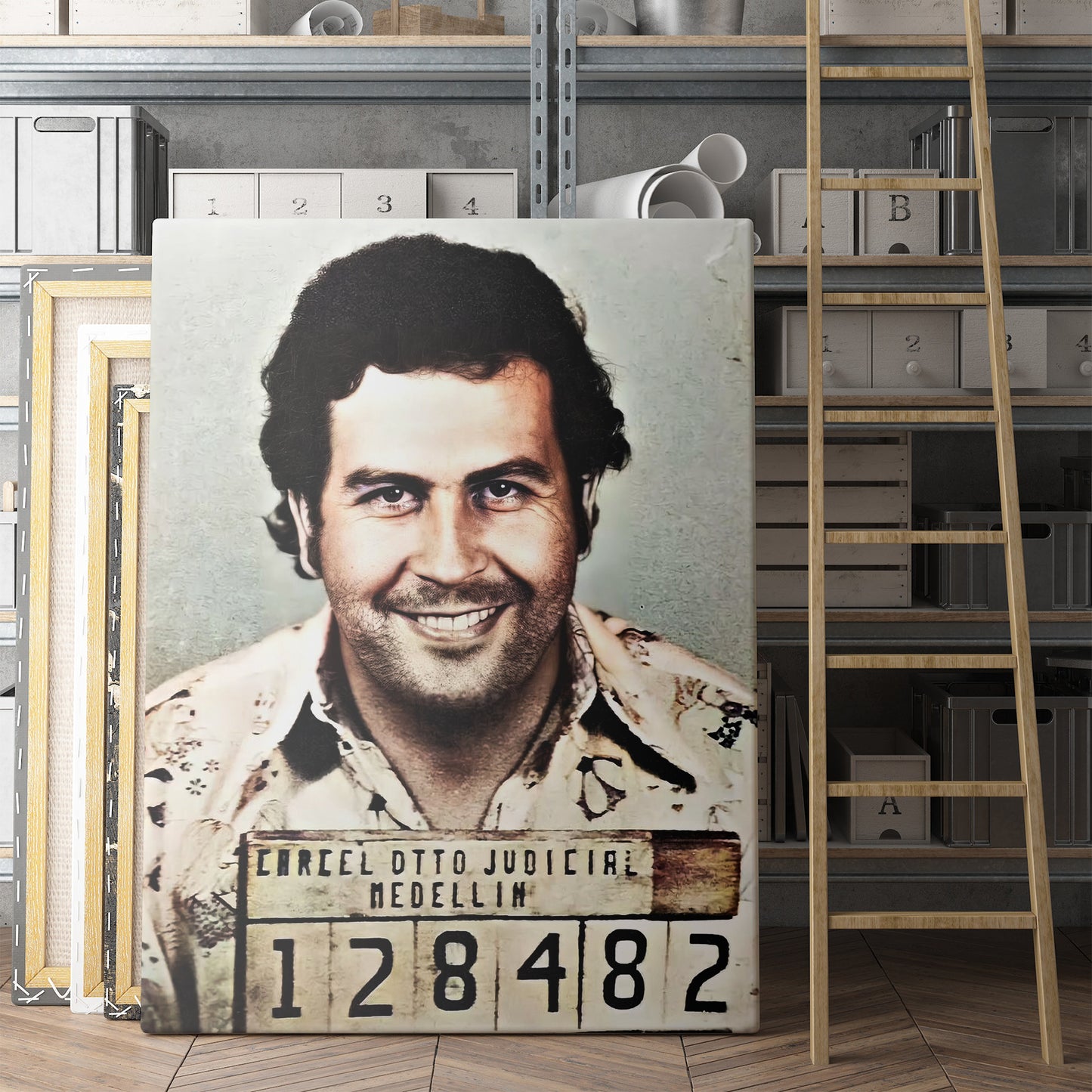 Pablo Escobar Prison Mug Shot