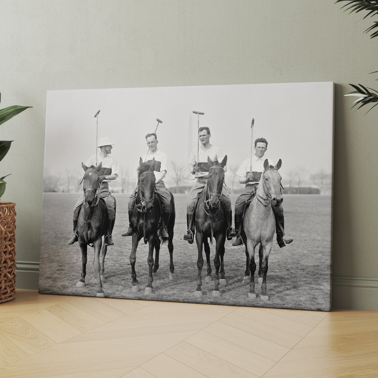 Polo Match Men On Horses 1900s