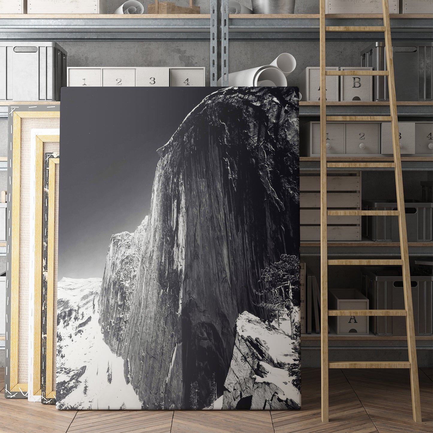 Ansel Adams Monolith Face of Half Dome Yosemite