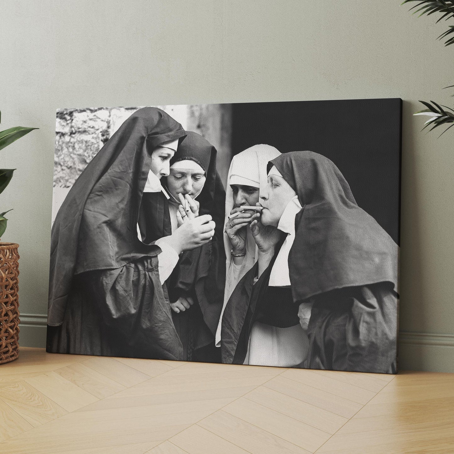 Nuns Smoking Cigarettes