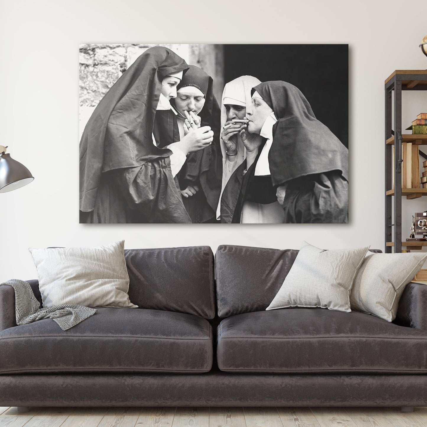 Nuns Smoking Cigarettes