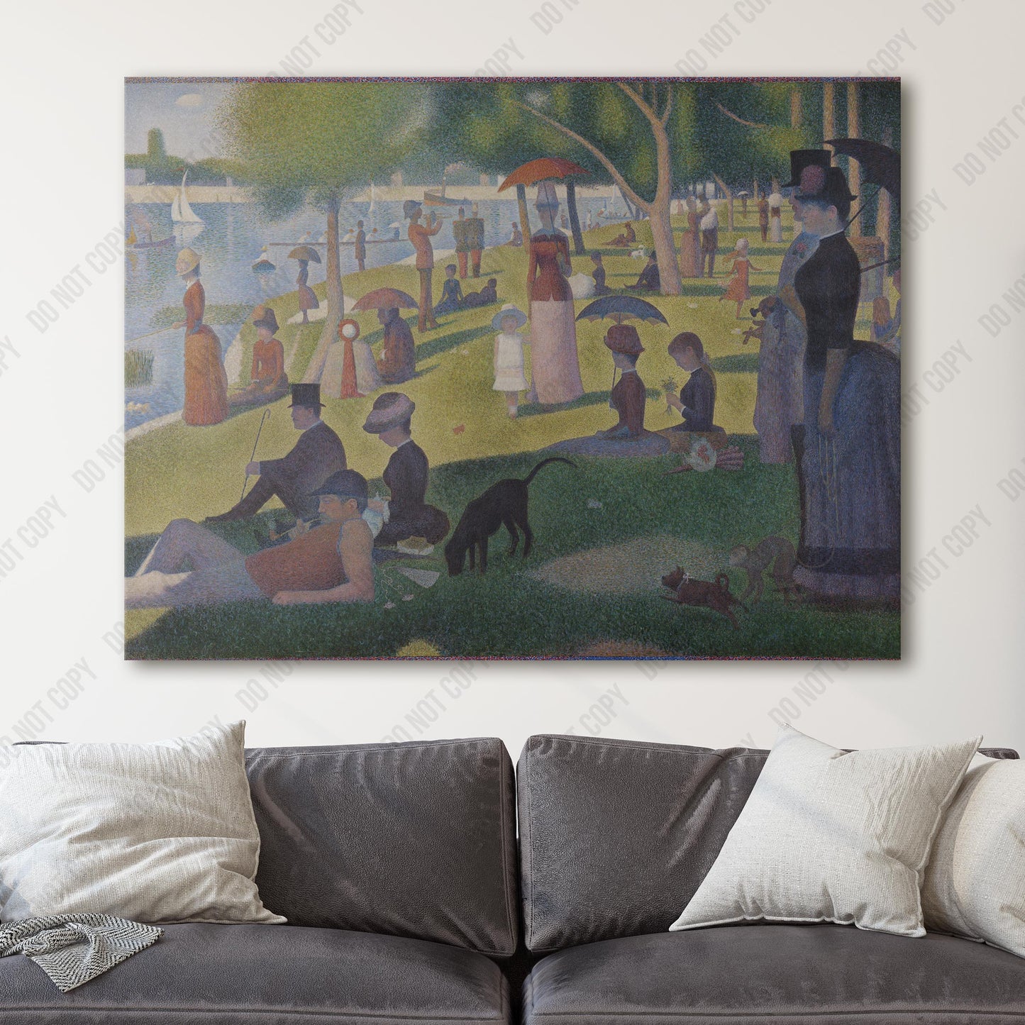 A Sunday Afternoon on the Island of La Grande Jatte (1884-1886) by Georges Seurat