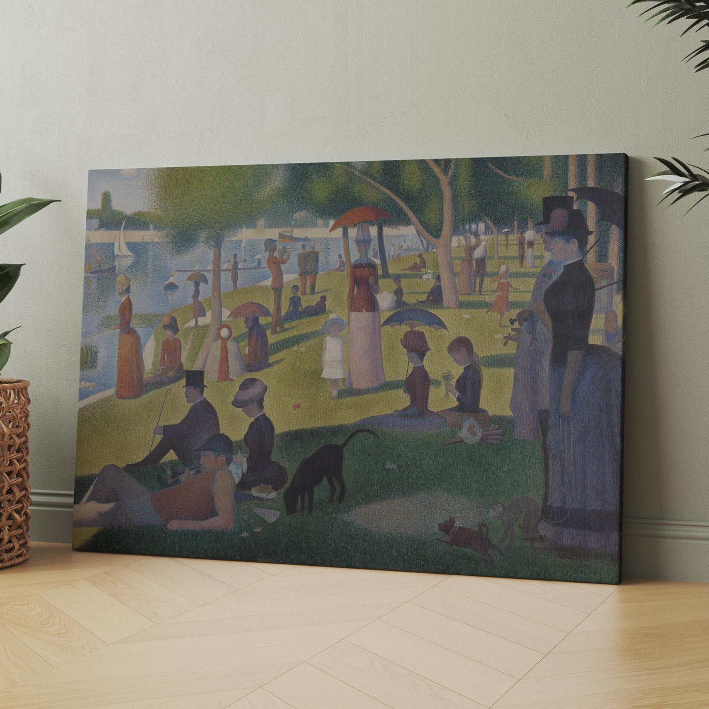 A Sunday Afternoon on the Island of La Grande Jatte (1884-1886) by Georges Seurat