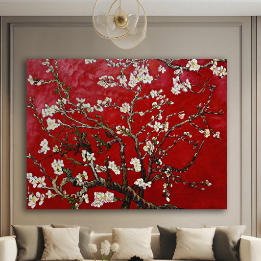 Red Almond Blossom, Vincent Van Gogh