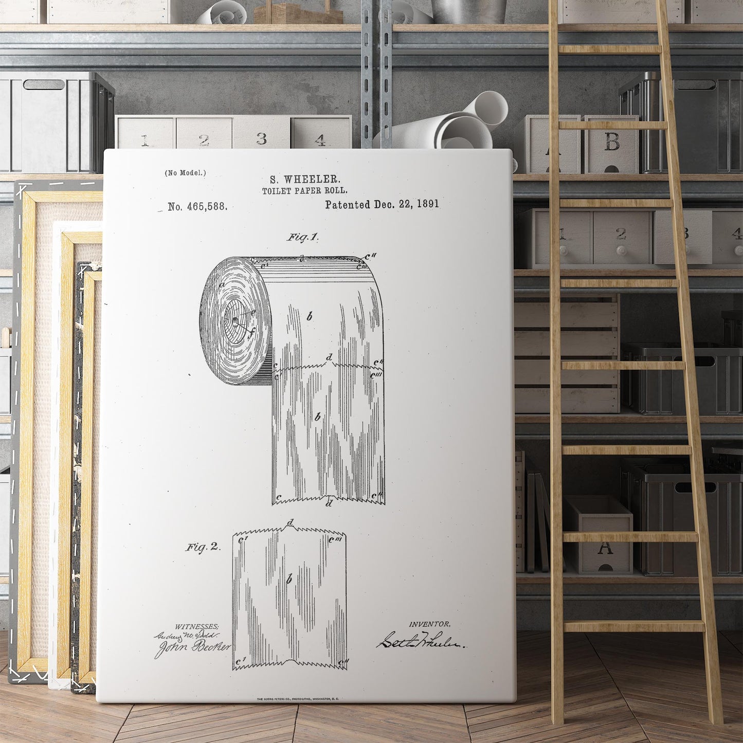 Toilet Paper Blueprint Patent