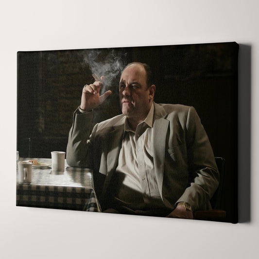 The Sopranos - Tony Soprano Smoking A Cigar