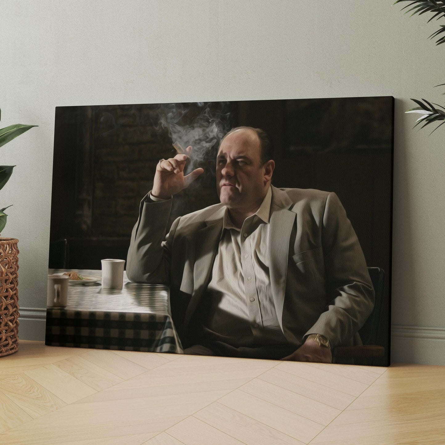 The Sopranos - Tony Soprano Smoking A Cigar