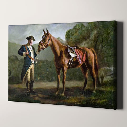 Pie O My Painting in The Sopranos: Tony with Pie-O-My Horse "Napoleon Style"