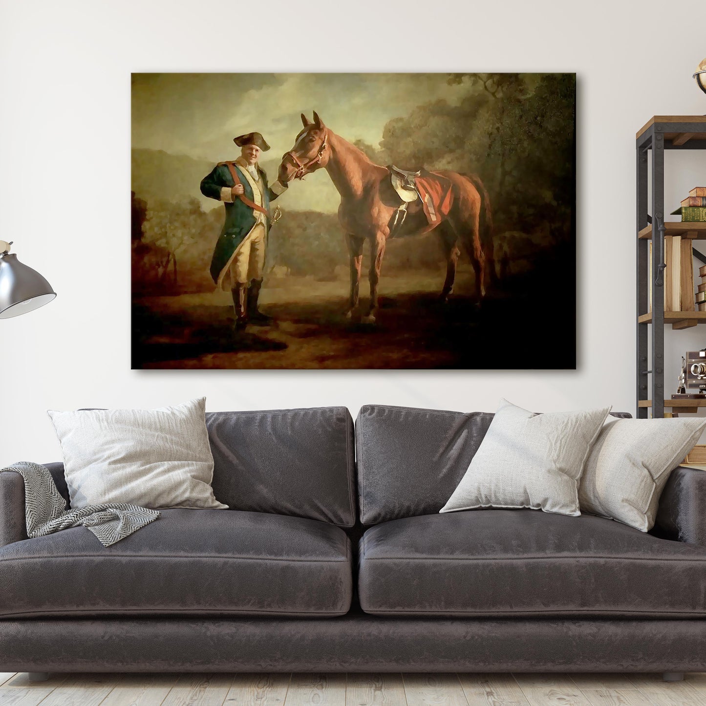 Pie-O-My Painting | The Sopranos: Tony with Pie-O-My Horse "Napoleon style"