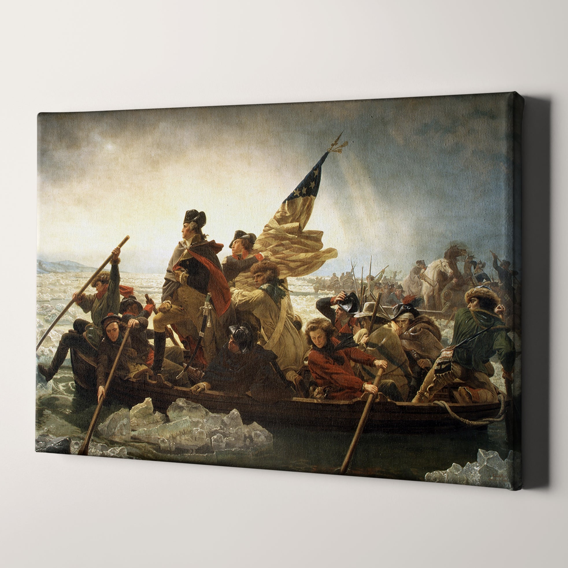 Print Wall fashion Art Set Washington Crossing The Delaware