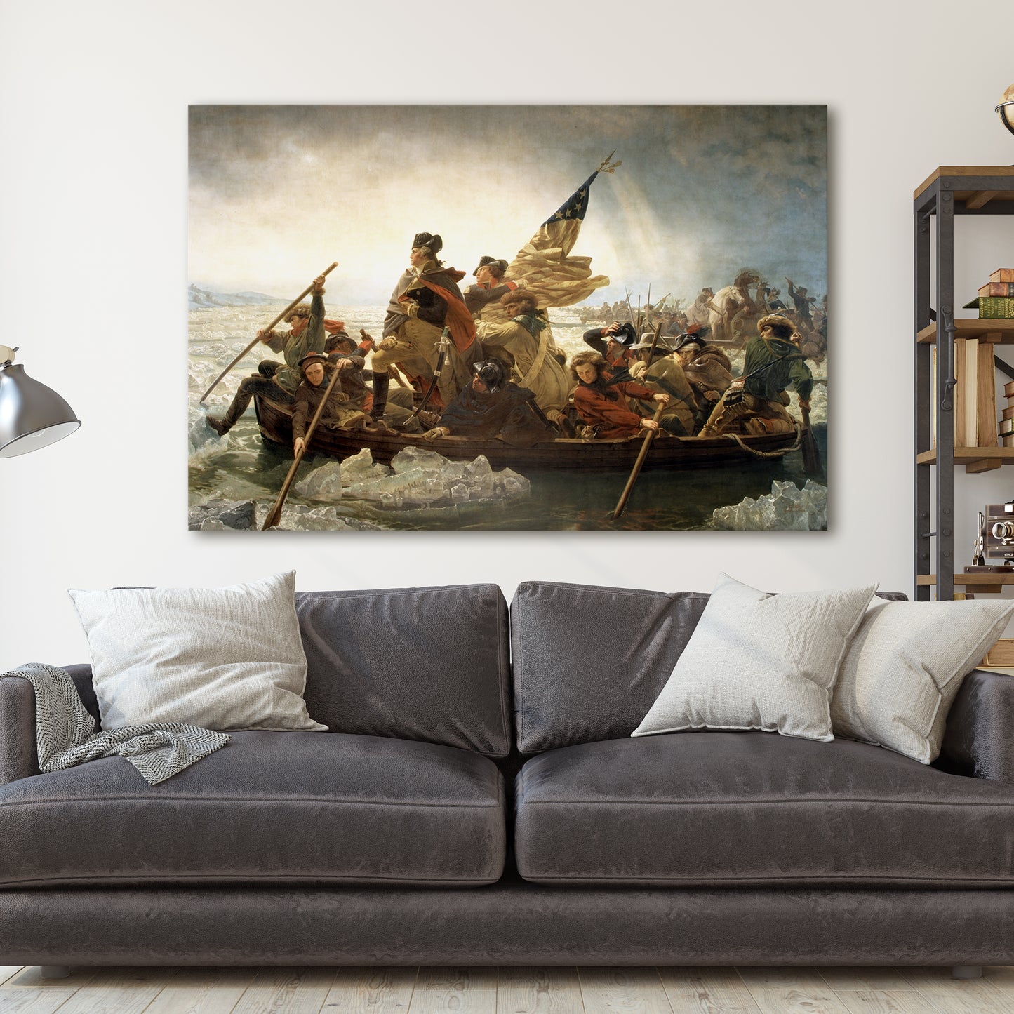 Washington Crossing The Delaware Painting