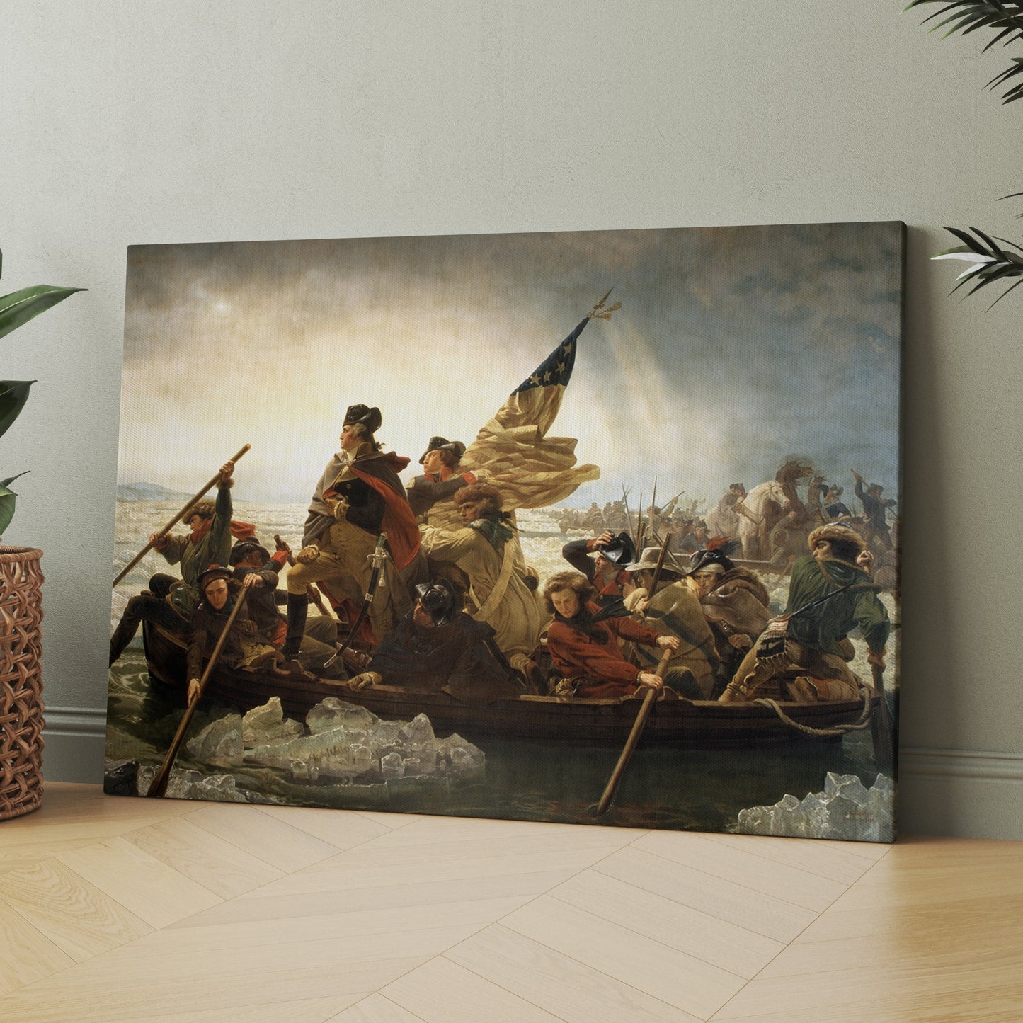 Washington Crossing The Delaware Painting